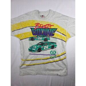 Vintage Nascar Brett Bodine big graphic shirt